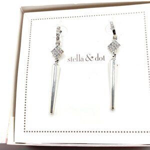 Bianca Stella & Dot Silver Earrings